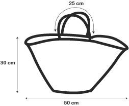 sketch mini straw bag with straw handles
